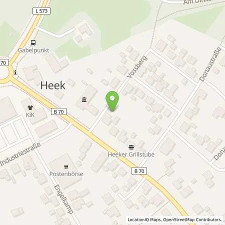 Standortübersicht der Tankstelle innogy eMobility Solutions GmbH in 48619 Heek