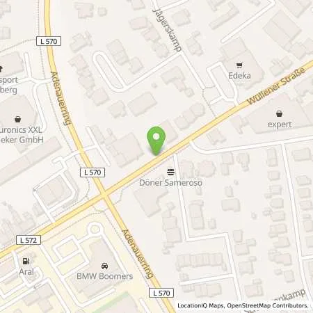 Standortübersicht der Tankstelle Stadtwerke Ahaus GmbH in 48683 Ahaus