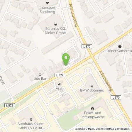 Standortübersicht der Tankstelle Westfalen AG in 48683 Ahaus