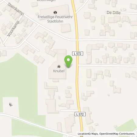 Standortübersicht der Tankstelle Autohaus Knubel in 48703 Stadtlohn