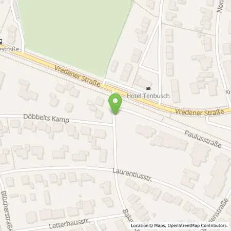 Standortübersicht der Tankstelle SVS-Versorgungsbetriebe GmbH in 48703 Stadtlohn