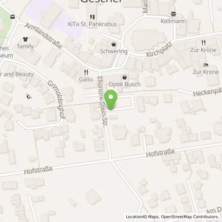 Standortübersicht der Tankstelle innogy SE in 48712 Gescher