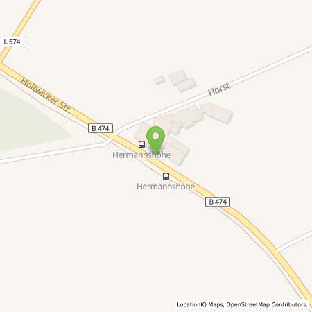 Standortübersicht der Strom (Elektro) Tankstelle: Felix Beckhaus & Sohn GbR, Landhotel Hermannshöhe in 48739, Legden