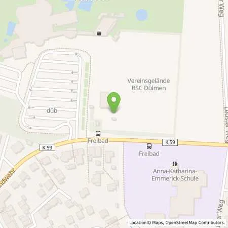 Standortübersicht der Tankstelle Stadt Dülmen in 48249 Dülmen