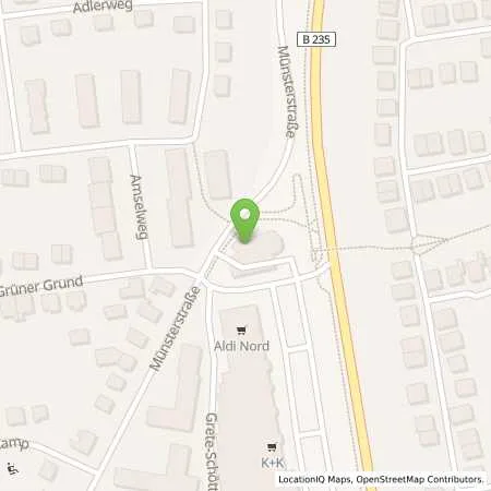 Standortübersicht der Tankstelle innogy eMobility Solutions GmbH in 48308 Senden