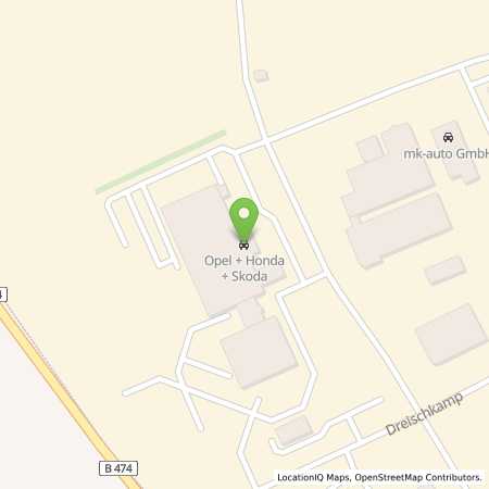 Standortübersicht der Strom (Elektro) Tankstelle: EnBW mobility+ AG und Co.KG in 48653, Coesfeld