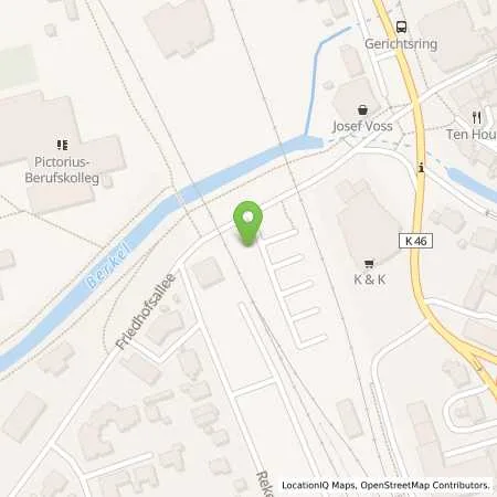 Standortübersicht der Tankstelle Stadtwerke Coesfeld GmbH in 48653 Coesfeld