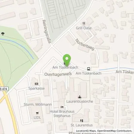 Standortübersicht der Tankstelle Stadtwerke Coesfeld GmbH in 48653 Coesfeld