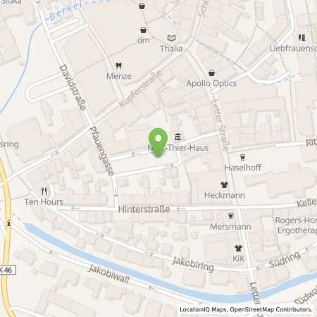 Standortübersicht der Tankstelle Stadtwerke Coesfeld GmbH in 48653 Coesfeld