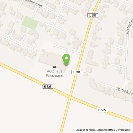 Standortübersicht der Tankstelle AHAG Coesfeld GmbH in 48653 Coesfeld