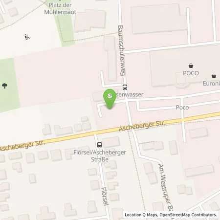 Standortübersicht der Tankstelle Gelsenwasser AG in 59348 Lüdinghausen