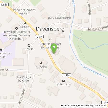 Standortübersicht der Strom (Elektro) Tankstelle: Westfalen AG in 59387, Ascheberg