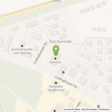 Standortübersicht der Tankstelle EnBW mobility+ AG und Co.KG in 59394 Nordkirchen