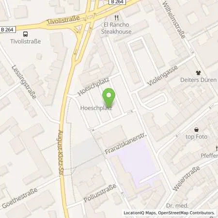 Standortübersicht der Tankstelle Stadtwerke Düren GmbH in 52351 Düren