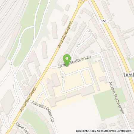 Standortübersicht der Tankstelle Stadtwerke Düren GmbH in 52351 Düren