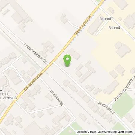 Standortübersicht der Tankstelle innogy SE in 52391 Vettweiß