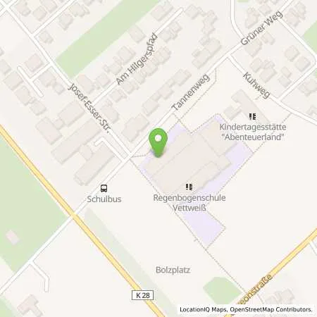 Standortübersicht der Tankstelle e-regio GmbH & Co. KG in 52391 Vettweiß