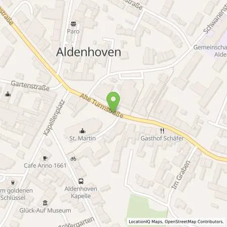 Standortübersicht der Tankstelle innogy SE in 52457 Aldenhoven