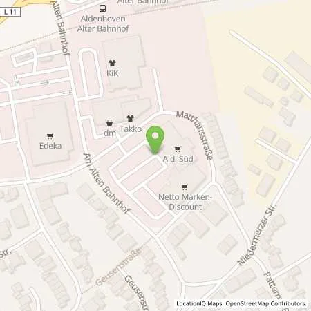Standortübersicht der Tankstelle ALDI SÜD in 52457 Aldenhoven