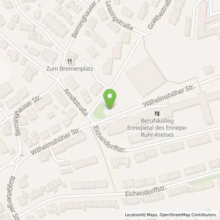 Standortübersicht der Tankstelle AVU AG in 58256 Ennepetal