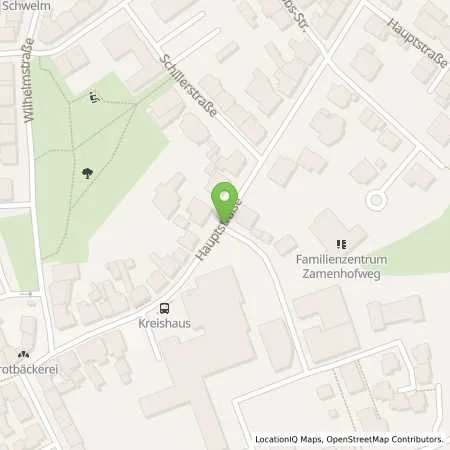 Standortübersicht der Tankstelle AVU AG in 58332 Schwelm