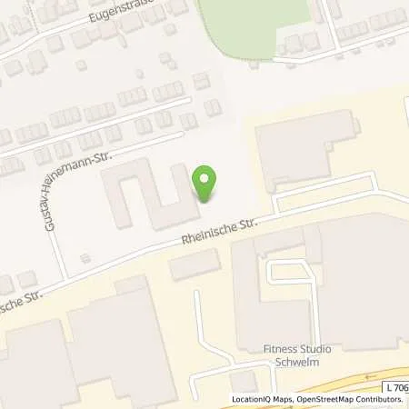 Standortübersicht der Tankstelle AVU AG in 58332 Schwelm