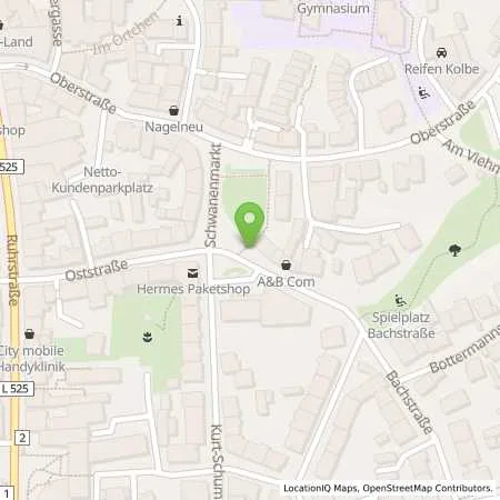 Standortübersicht der Tankstelle Stadtwerke Witten GmbH in 58452 Witten