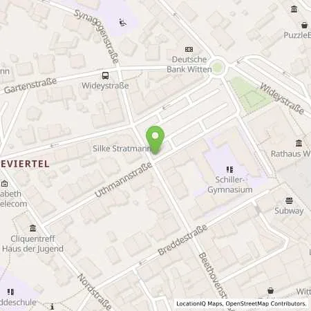 Standortübersicht der Tankstelle Stadtwerke Witten GmbH in 58452 Witten