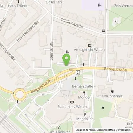 Standortübersicht der Tankstelle Stadtwerke Witten GmbH in 58452 Witten