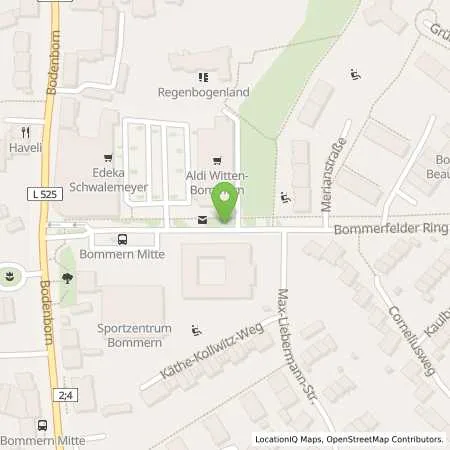 Standortübersicht der Tankstelle Stadtwerke Witten GmbH in 58452 Witten