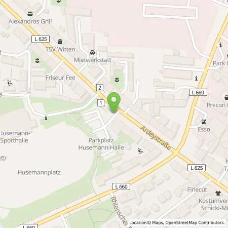 Standortübersicht der Tankstelle Stadtwerke Witten GmbH in 58453 Witten