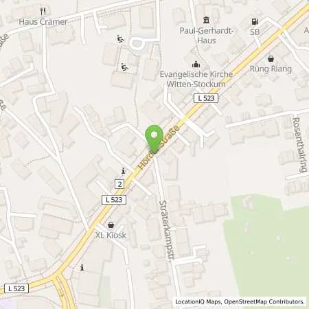 Standortübersicht der Tankstelle Stadtwerke Witten GmbH in 58454 Witten