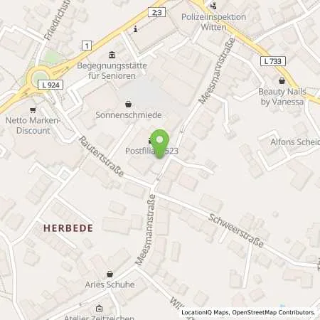 Standortübersicht der Tankstelle Stadtwerke Witten GmbH in 58456 Witten