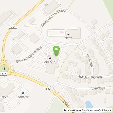 Standortübersicht der Tankstelle ALDI SÜD in 53894 Mechernich