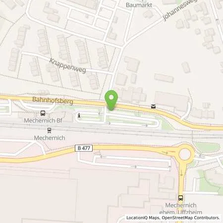 Standortübersicht der Tankstelle e-regio GmbH & Co. KG in 53894 Mechernich