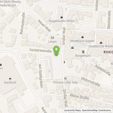 Standortübersicht der Tankstelle Stadtwerk Rheda-Wiedenbrück in 33378 Rheda-Wiedenbrück