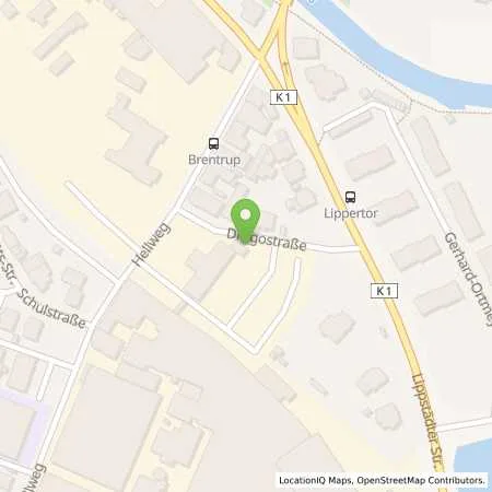 Standortübersicht der Tankstelle Walter Fritz Deutsche Gesellschaft für Energieversorgung mbH in 33378 Rheda-Wiedenbrück