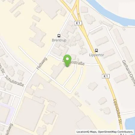 Standortübersicht der Tankstelle Walter Fritz Deutsche Gesellschaft für Energieversorgung mbH in 33378 Rheda-Wiedenbrück