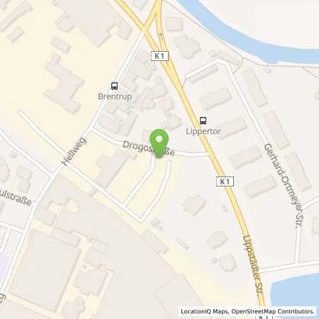 Standortübersicht der Tankstelle Walter Fritz Deutsche Gesellschaft für Energieversorgung mbH in 33378 Rheda-Wiedenbrück