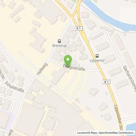 Standortübersicht der Tankstelle Walter Fritz Deutsche Gesellschaft für Energieversorgung mbH in 33378 Rheda-Wiedenbrück