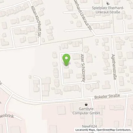 Standortübersicht der Tankstelle Innogy by Rodriguez in 33397 Rietberg