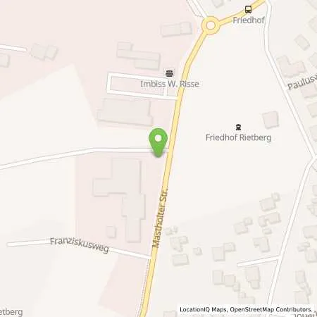 Standortübersicht der Tankstelle Autohaus am Südtor GmbH in 33397 Rietberg