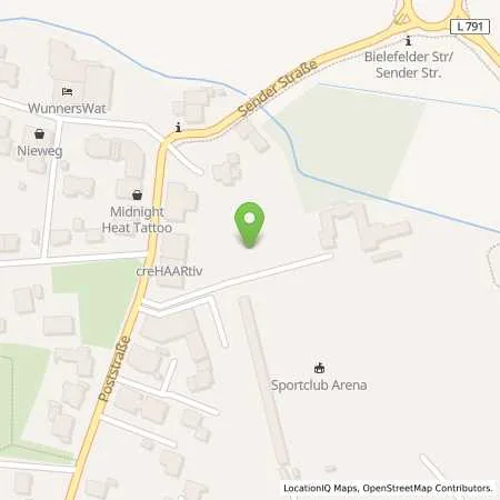 Standortübersicht der Tankstelle Stadtwerk Verl GmbH in 33415 Verl