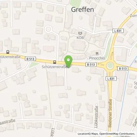 Standortübersicht der Tankstelle Stadtwerke Versmold GmbH in 33428 Harsewinkel