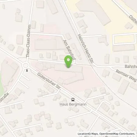 Standortübersicht der Tankstelle Autohaus Grundmeier GmbH in 33428 Harsewinkel