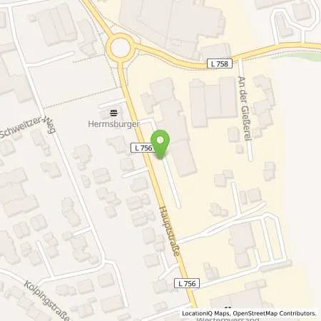 Standortübersicht der Tankstelle Autohaus Steinböhmer GmbH&Co.KG in 33758 Schloß Holte-Stukenbrock