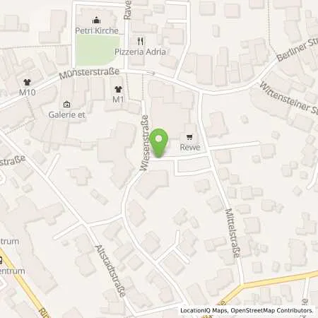 Standortübersicht der Tankstelle Stadtwerke Versmold GmbH in 33775 Versmold