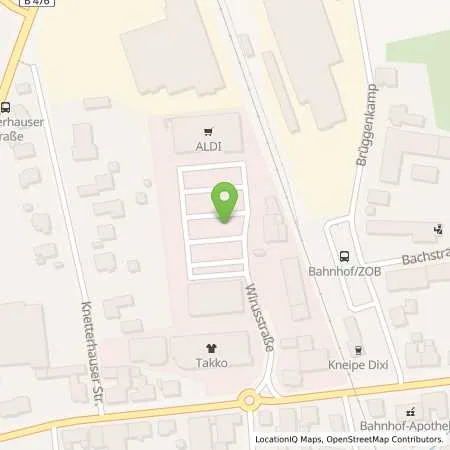 Standortübersicht der Tankstelle Stadtwerke Versmold GmbH in 33775 Versmold