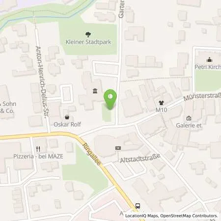 Standortübersicht der Tankstelle Stadtwerke Versmold GmbH in 33775 Versmold