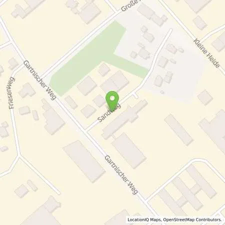 Standortübersicht der Tankstelle T.W.O. Technische Werke Osning GmbH in 33790 Halle